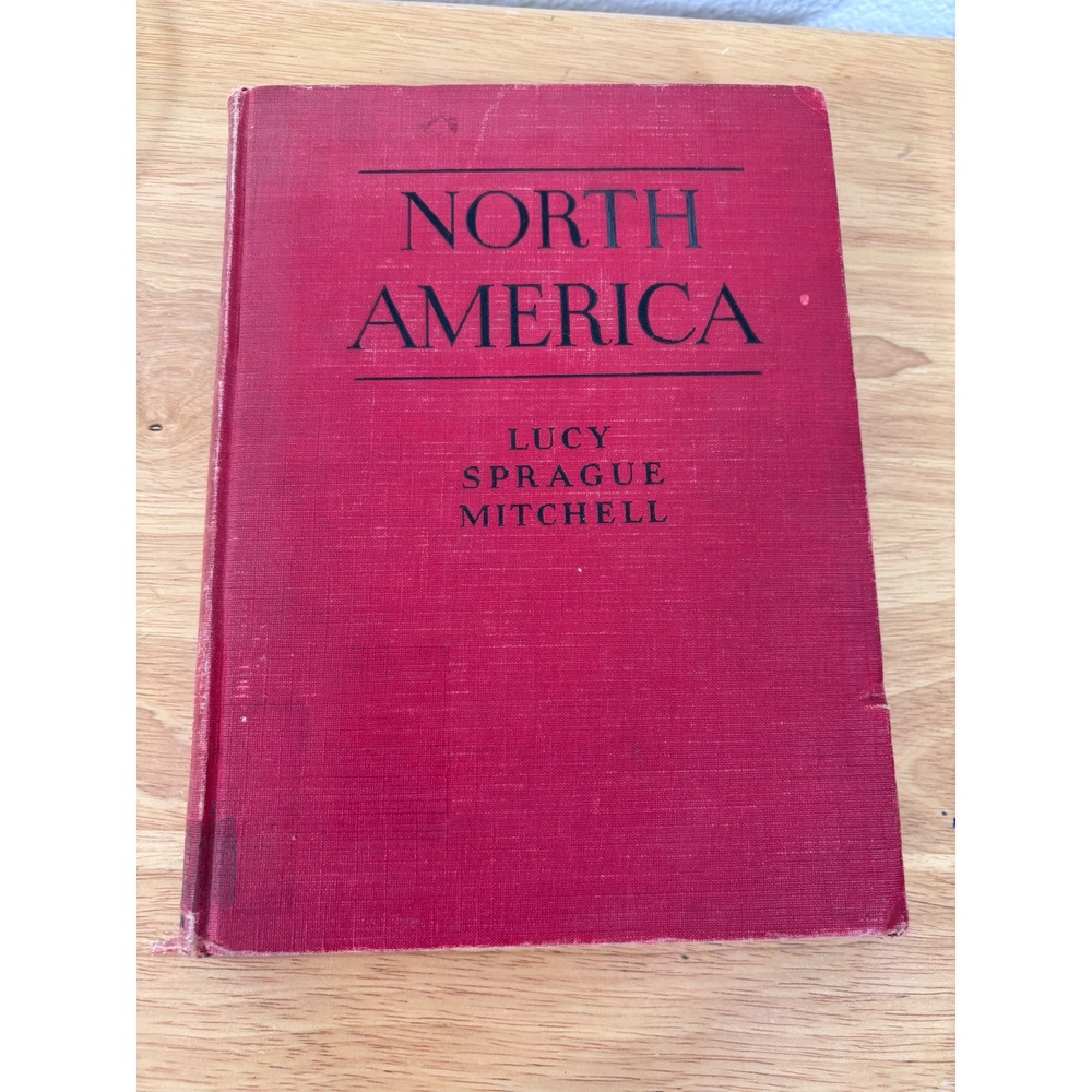Macmillan North America Book Childrens Red Lucy Sprague Mitchell 1942 Vintage